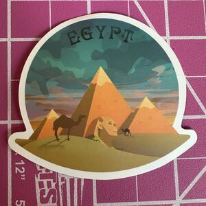 💜13/$13 +Bundle Sticker Sale | Travel Egypt Waterproof Sticker